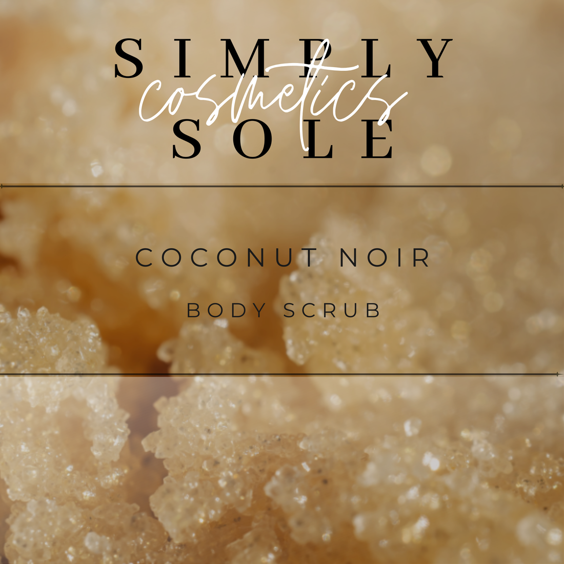 Coconut Noir Body Scrub